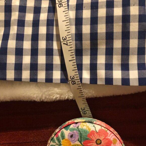 Sara Campbell Navy/White Check Pleated Dress; NWOT; Size 4; Excellent Condition - Picture 10 of 12